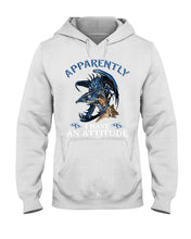 Load image into Gallery viewer, Apparently I Have An Attitude Blue Dragon Hoodie
