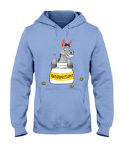 Load image into Gallery viewer, Funny Donkey Anti Depressant Meaning Gift For Women Hoodie
