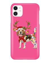 Load image into Gallery viewer, Beagle Gorgeous Reindeer Xmas Lights Gift For Dog Lovers Phone case
