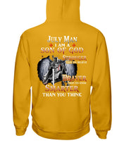 Load image into Gallery viewer, July Man Son Of God Birthday Meaningful Gift For Men Hoodie
