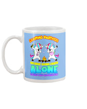 Load image into Gallery viewer, Camping Partners Because Going Crazy Alone Is Just Not As Much Fun Mug
