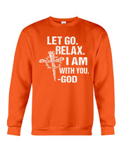 Load image into Gallery viewer, Let You Relax I Am With You Gray Background Sweatshirt
