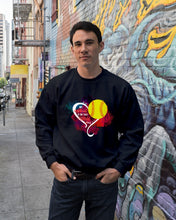 Load image into Gallery viewer, Lovely Phone Case My Heart Is On Field Gift For Softball Lovers Sweatshirt
