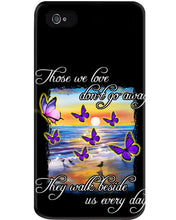 Load image into Gallery viewer, Butterfly Sunset On Beach Those We Love Don't Go Away Gift For Lover Phone case
