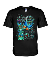 Load image into Gallery viewer, Butterfly Close My Eyes And Hug You Gift For Women Guys V-Neck
