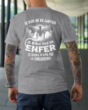 Load image into Gallery viewer, Je Suis Né El En   Jarvier   Enfer Le Diable N Aime Pas Birthday Gift Guys Tee
