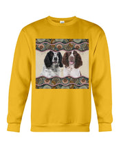 Load image into Gallery viewer, Lovley Phone Case Two Dogs Gift For English Springer Spaniel Lovers Sweatshirt
