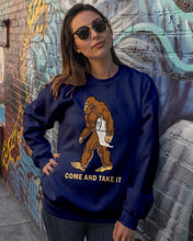 Load image into Gallery viewer, Bigfoot Come And Take It Simple Custom Design Sweatshirt
