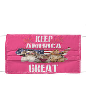 Load image into Gallery viewer, Keep America Great Yorkshire Terrier Gift For Dog Lovers Cloth Face Mask

