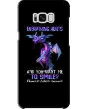Load image into Gallery viewer, Everything Hurt And You Want Me To Smile Trending Phone case

