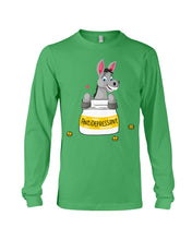 Load image into Gallery viewer, Funny Donkey Anti Depressant Meaning Gift For Women Unisex Long Sleeve

