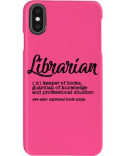 Load image into Gallery viewer, Librarian Keeper Of Books Guardian Of Knowledge Custom Design Phone case
