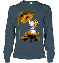 Load image into Gallery viewer, Elephant Sunflower Special Custom Design For Cute Girls Unisex Long Sleeve
