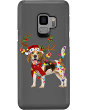 Load image into Gallery viewer, Beagle Gorgeous Reindeer Xmas Lights Gift For Dog Lovers Phone case
