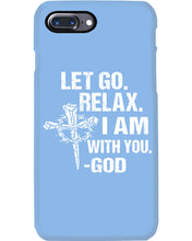 Load image into Gallery viewer, Let You Relax I Am With You Gray Background Phone case
