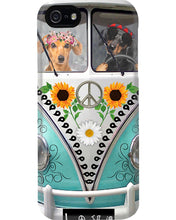 Load image into Gallery viewer, Lovely Phone Case With Hippie Bus Gift For Dachshund Lovers Phone case
