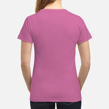 Load image into Gallery viewer, Dachshund Mom With Polka Dots Hair Red Bow Gift For Dog Lovers Ladies Tee
