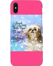 Load image into Gallery viewer, Angels And Shih Tzu Are Not Different Gift For Dog Lovers Phone case
