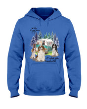 Load image into Gallery viewer, Cavalier King It's Who You Travel With Gift For Dog Lovers Hoodie
