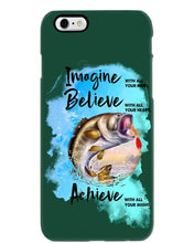 Load image into Gallery viewer, Fishing With All Your Heart Gift For Men Phone case
