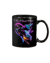 Load image into Gallery viewer, Hummingbirds Heart Shaped I Am A Simple Woman Gift For Mom Mug
