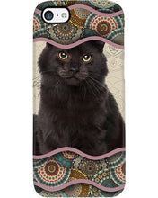 Load image into Gallery viewer, Lovely Phone Case Cute Black Cat Boho Pattern Gift For Cat Lovers Phone case
