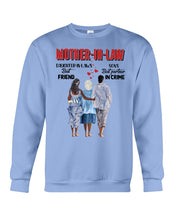 Load image into Gallery viewer, Daughter In Law's Best Friend Son's Best Partner In Crime Gift For Mom In Law Sweatshirt
