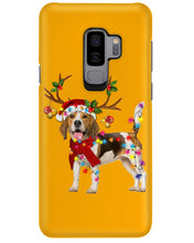 Load image into Gallery viewer, Beagle Gorgeous Reindeer Xmas Lights Gift For Dog Lovers Phone case
