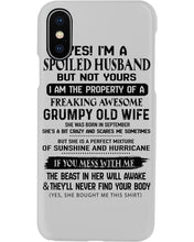 Load image into Gallery viewer, A Soiled Husband Of A September  Freaking Awesome Wife Birthday Gift Phone case
