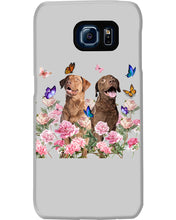 Load image into Gallery viewer, Gift For Dog LoversChesapeake Bay Retriever With Peonies Phone case
