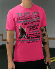 Load image into Gallery viewer, Look Right Beside You Eagle Mom Gift For Son Guys Tee
