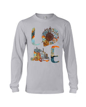Load image into Gallery viewer, Love Trucker Simple Unique Custom Design For Personalized Job Gift Unisex Long Sleeve

