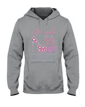 Load image into Gallery viewer, Je Suis Nee En 55 Je Ne Suis Peut-Être Pas Birthday Gift For Grandma Hoodie
