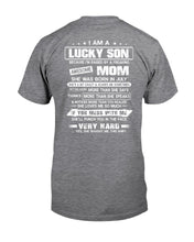 Load image into Gallery viewer, Gift For Son Who Raised By A Freaking Awesome July Mom She's A Bit Crazy Guys Tee

