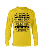 Load image into Gallery viewer, Je Suis Un Fils Chanceux Birthday Gift For Men Unisex Long Sleeve
