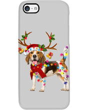 Load image into Gallery viewer, Beagle Gorgeous Reindeer Xmas Lights Gift For Dog Lovers Phone case
