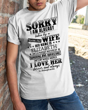 Load image into Gallery viewer, Gift For Husband I Love Here Forever And Always Guys Tee
