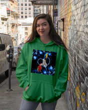 Load image into Gallery viewer, Lovely Phone Case Twinkling Blue Heart Gift For Parrots Lovers Hoodie
