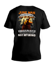 Load image into Gallery viewer, June Man You Know My Name Not My Sotry You See My Smile Trending Guys V-Neck
