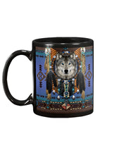 Load image into Gallery viewer, Lovely Phone Case With Native American Style Wolf Gift For Wolf Lovers Mug
