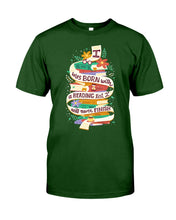 Load image into Gallery viewer, I Was Born With A Reading List I'll Never Finish Trending Guys Tee

