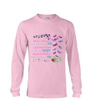 Load image into Gallery viewer, Butterflies When I Miss You I Just Have To Look Inside My Heart Gift For Lover Unisex Long Sleeve
