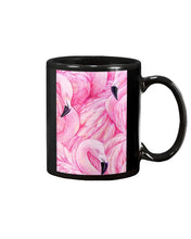 Load image into Gallery viewer, Beautiful Flamingo And Feather Gift For Flamingo Lovers Mug
