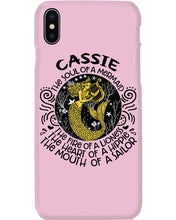 Load image into Gallery viewer, Gift For Cassie Girl The Soul Of A Mermaid Phone case
