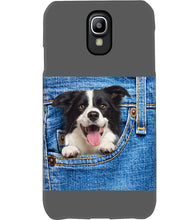 Load image into Gallery viewer, Border Collie In Denim Pocket Gift For Dog Lovers Phone case
