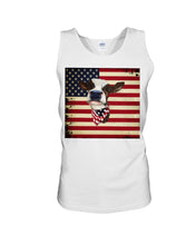Load image into Gallery viewer, Lovely Phone Case With America Flag Face Gift For Cow Lovers Unisex Tank Top
