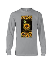 Load image into Gallery viewer, Humming Bird Sunflower Cross You Are My Sunshine Trending Unisex Long Sleeve
