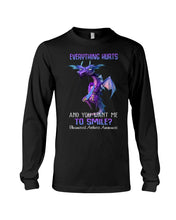 Load image into Gallery viewer, Everything Hurt And You Want Me To Smile Trending Unisex Long Sleeve
