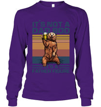 Load image into Gallery viewer, It's Not A Dad Bod It's A Father Figure Bear Unisex Long Sleeve
