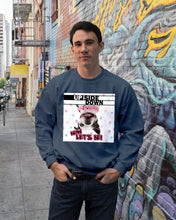 Load image into Gallery viewer, Boston Upside Down Now Let's Be Gift For Dog Lovers Sweatshirt
